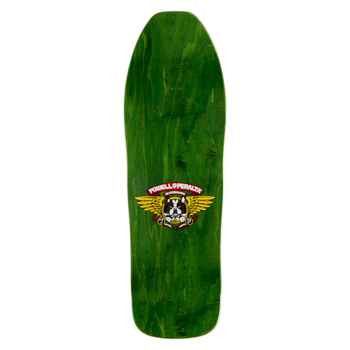 Powell-Peralta Frankie Hill Bull Dog 15 Skateboard Deck - Green/Gold Fade - 10.00" - Image 2