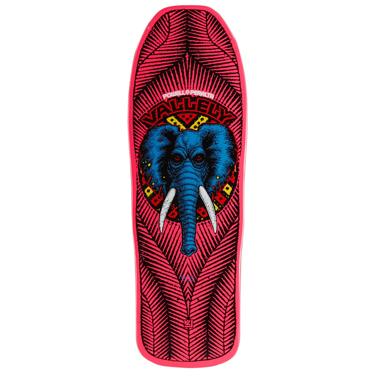 Powell-Peralta Mike Vallely Elephant 13 Skateboard Deck - Pink - 10.00"