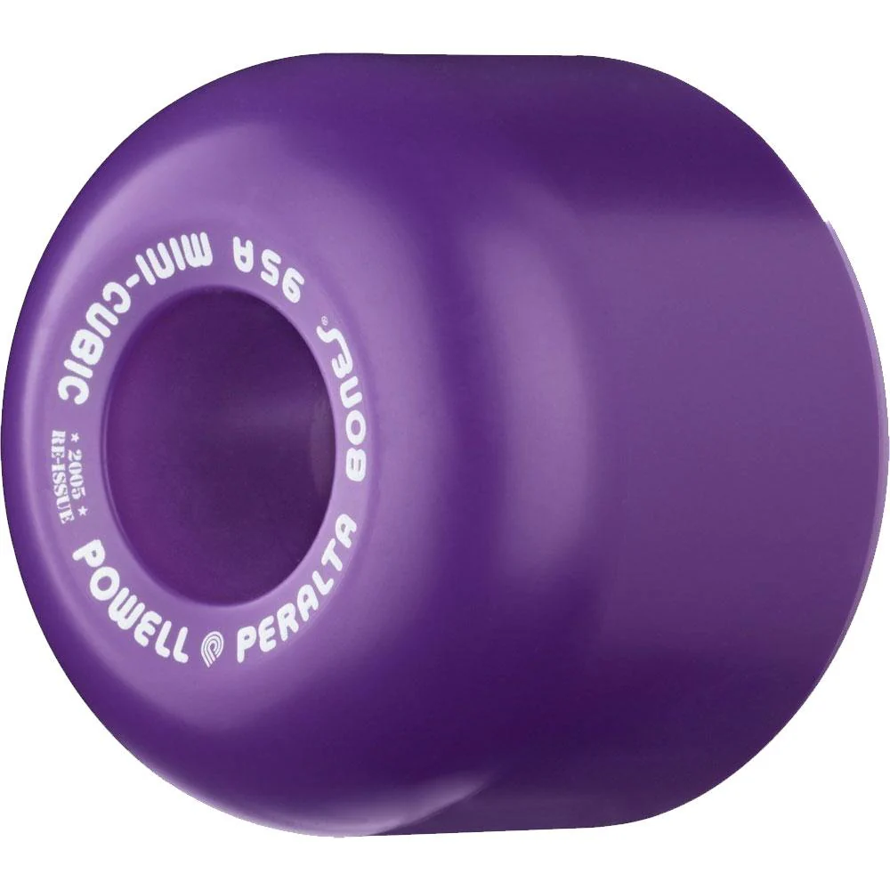 Powell-Peralta Mini Cubics 95A Skateboard Wheels - Purple - 64mm