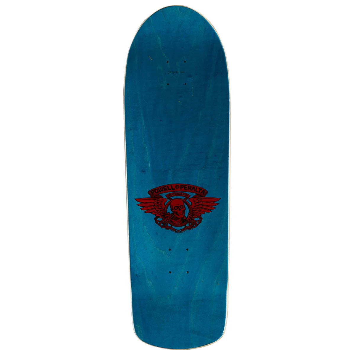 Powell-Peralta Old School Ripper 18 Skateboard Deck - Red/Aqua Foil - 10.00" - Image 2