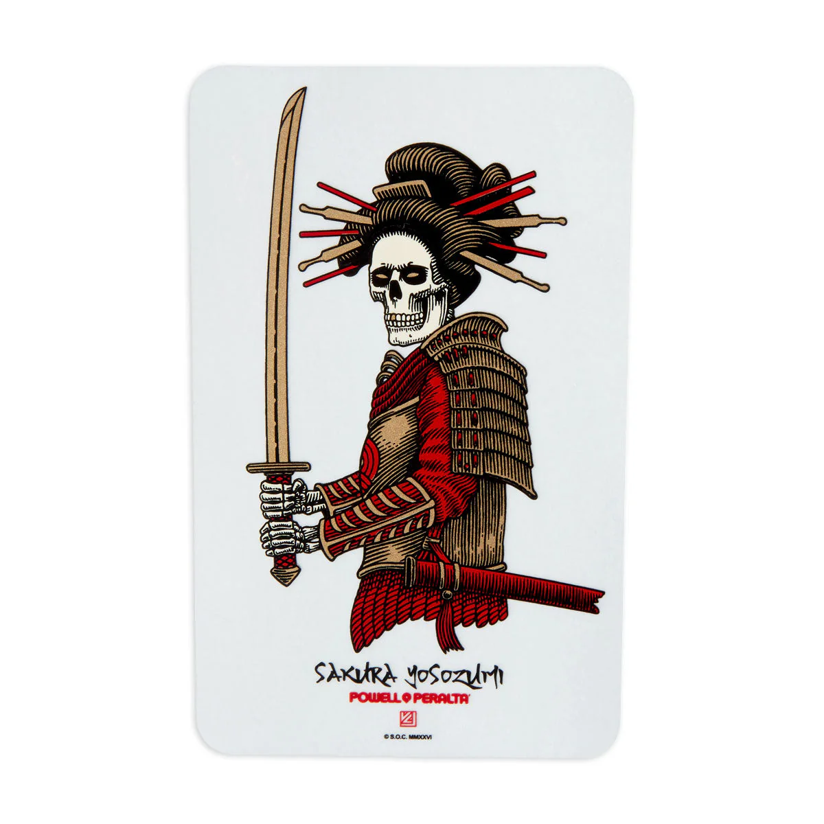 Powell-Peralta Sakura Yosozumi Onna-Bugeisha Sticker