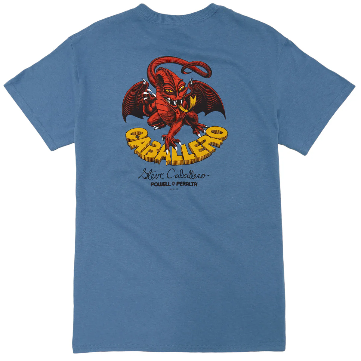 Powell-Peralta Cab Classic Dragon II T-Shirt - Indigo Blue