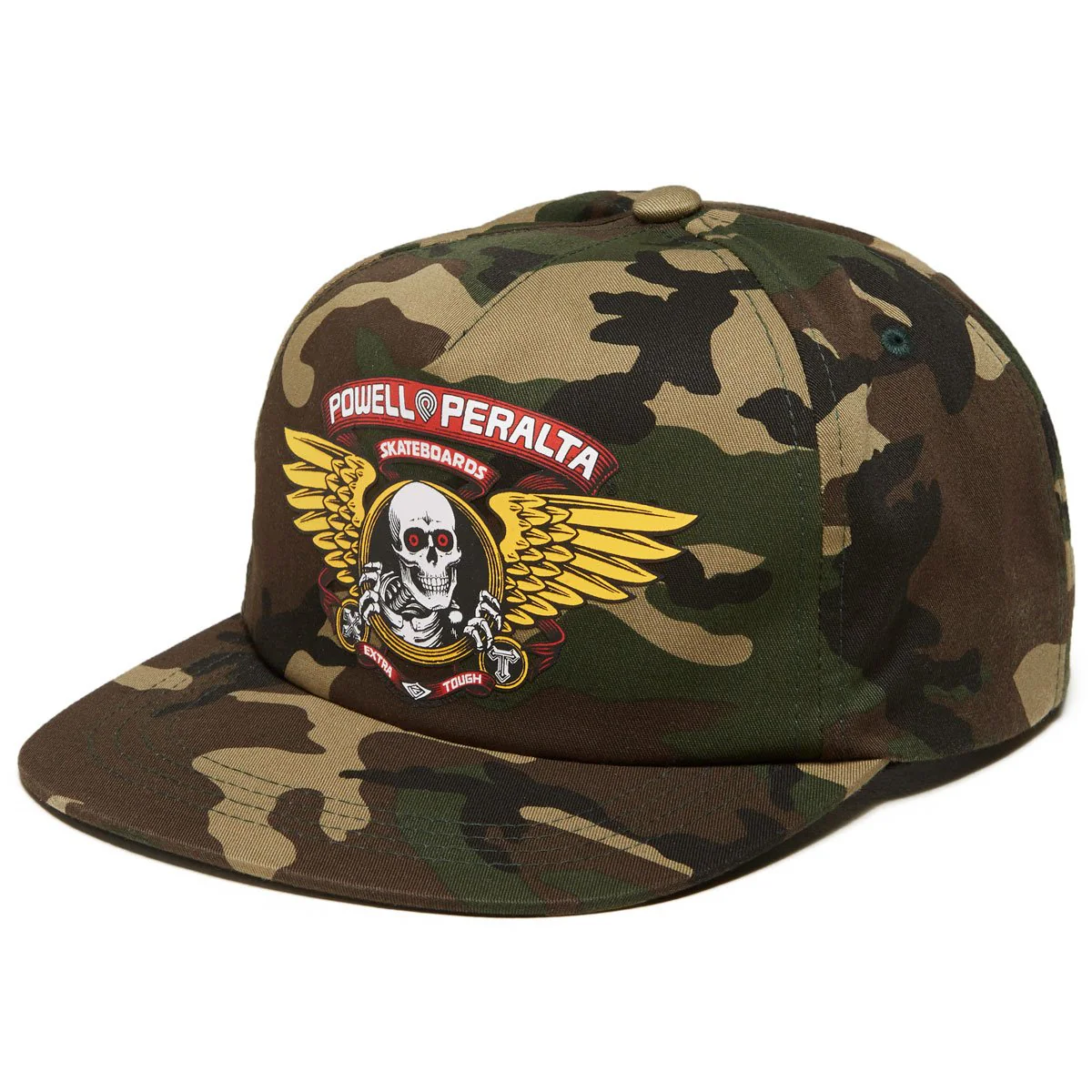 Powell-Peralta Winged Ripper Snapback Hat - Camo