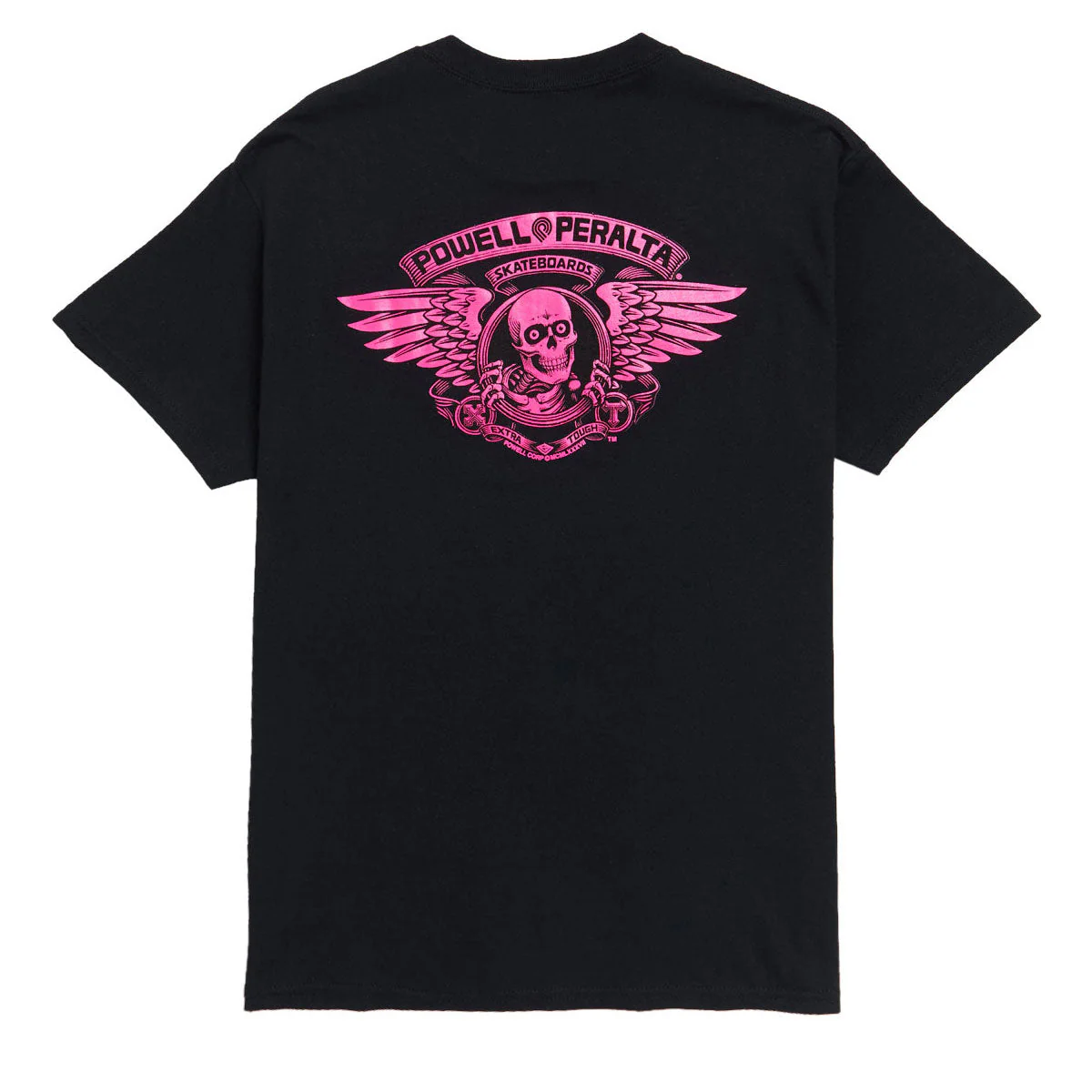 Powell-Peralta Winged Ripper T-Shirt - Blacklight Pink/Black