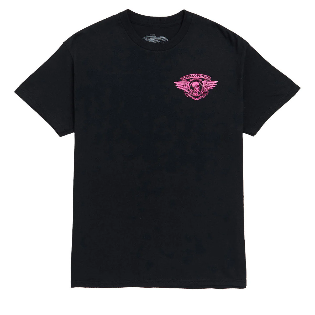 Powell-Peralta Winged Ripper T-Shirt - Blacklight Pink/Black - Image 2
