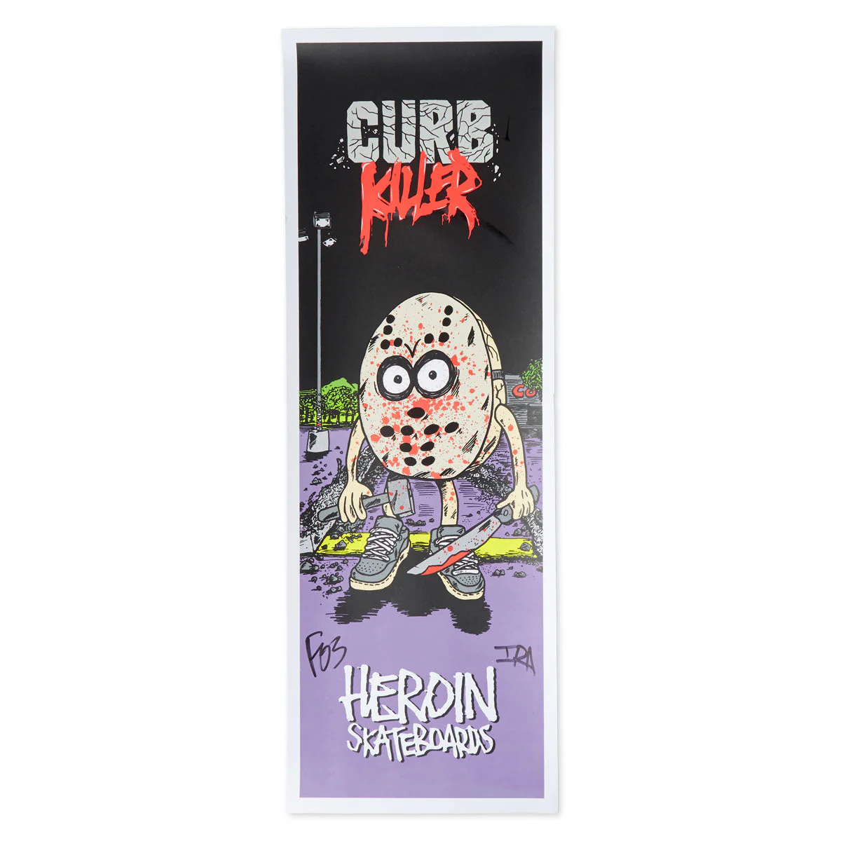 Pragmatic Prints x Heroin Curb Killer Print - Purple