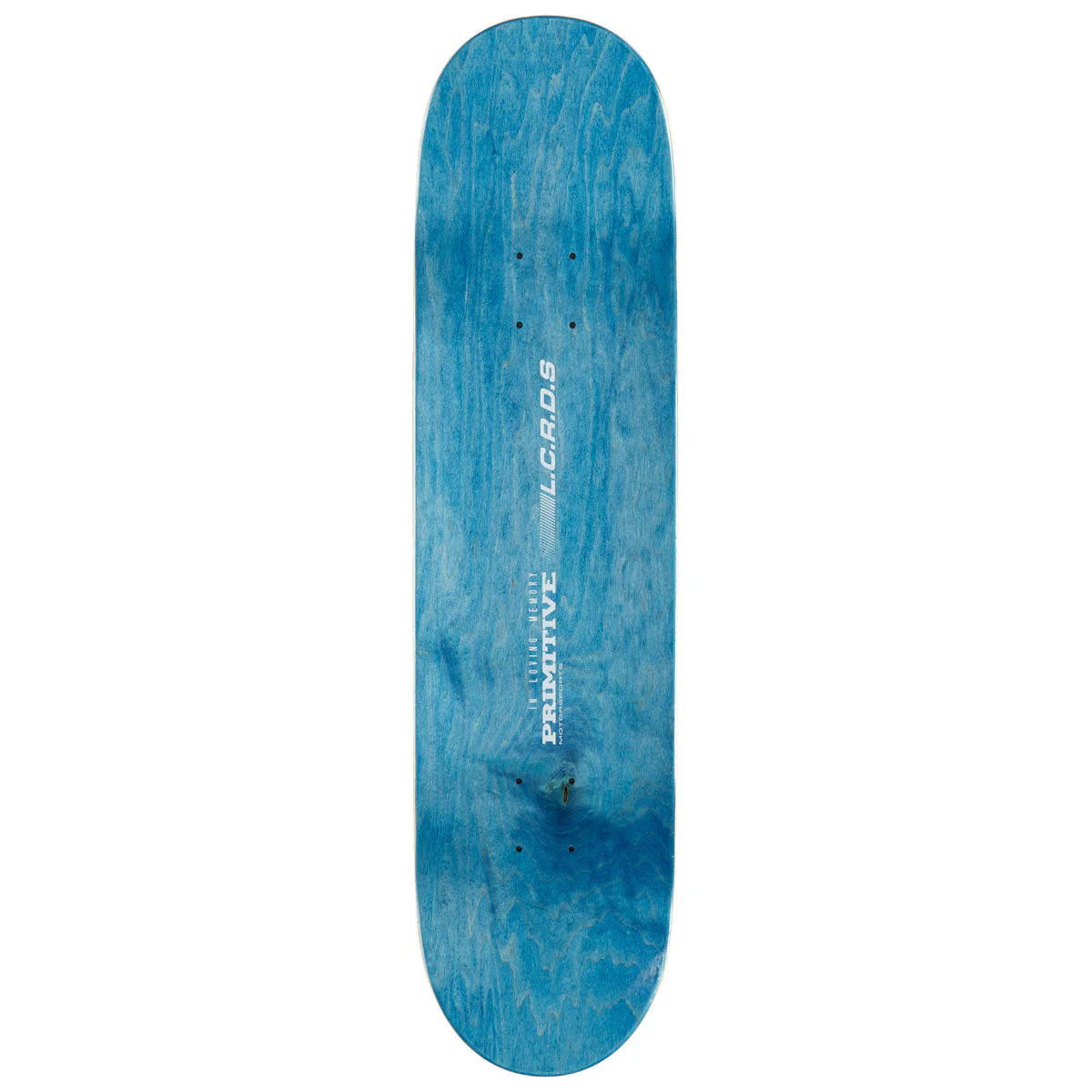 Primitive Carlos Journey Skateboard Deck - Blue - 8.125" - Image 2