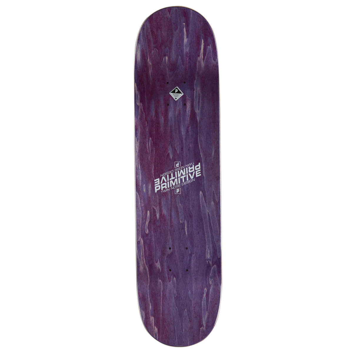 Primitive Rodriguez Eagle Twin Nose Skateboard Complete - Holo Black - 8.25" - Image 2