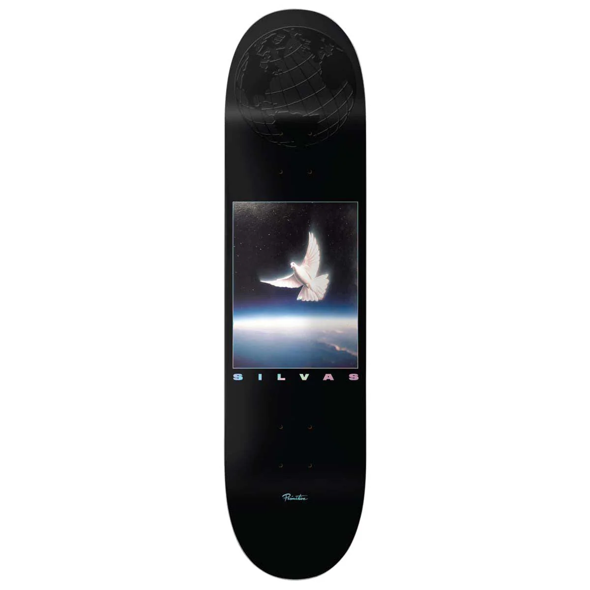 Primitive Silvas Above Skateboard Deck - Black - 8.25"