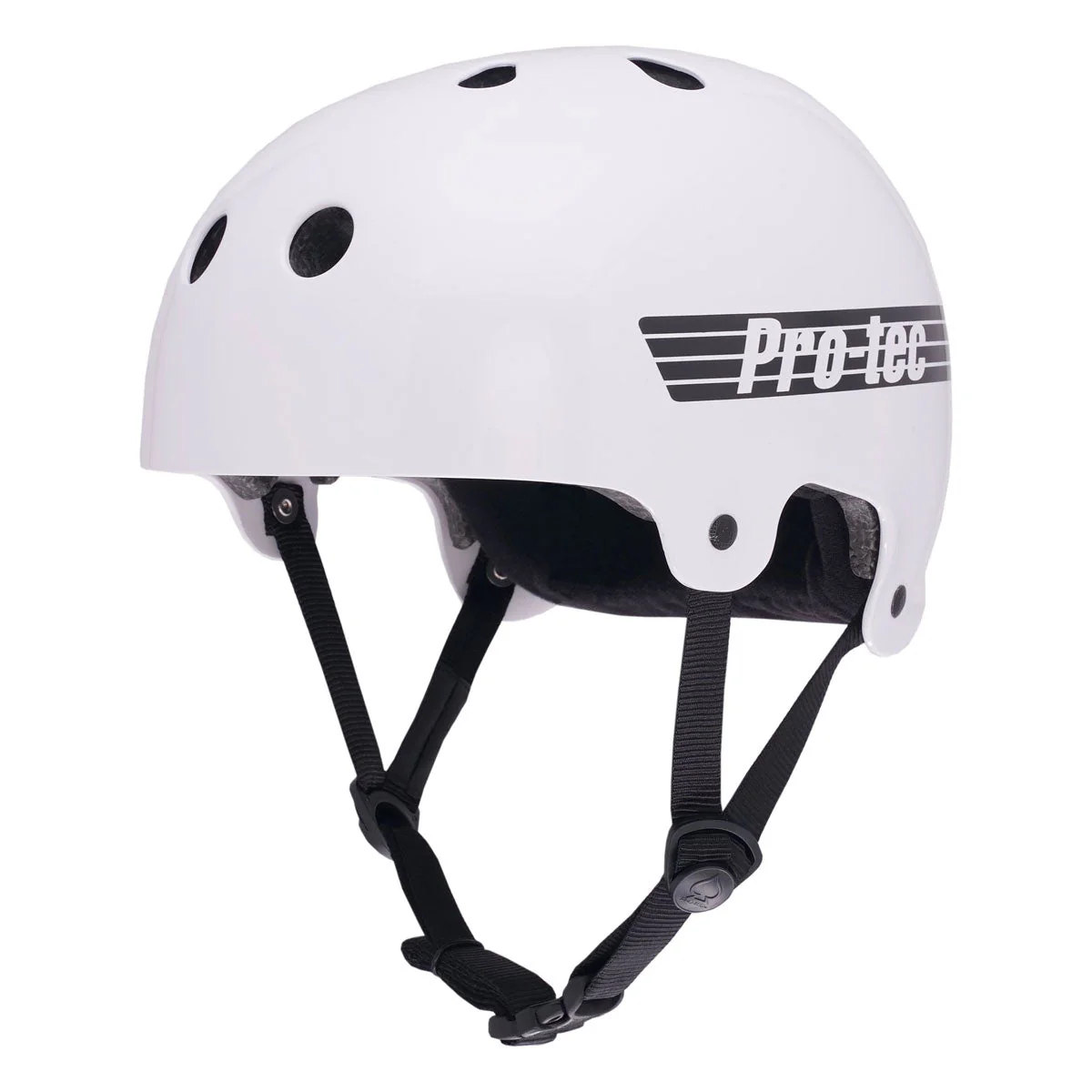 Pro-Tec Old School Low Pro Asia Fit Helmet - White Gloss