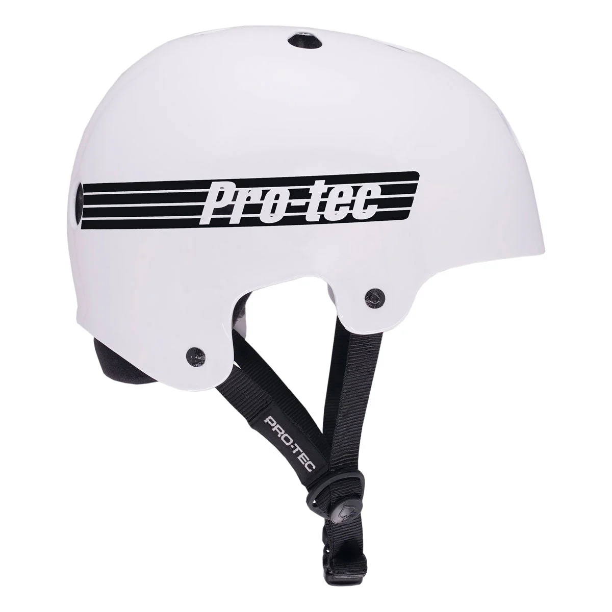 Pro-Tec Old School Low Pro Asia Fit Helmet - White Gloss - Image 2
