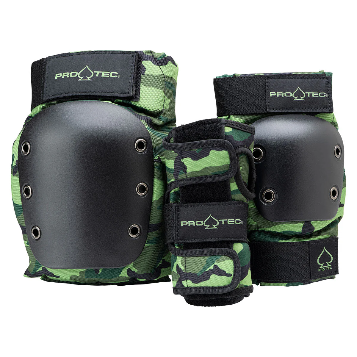 Pro-Tec Street Adult 3 Pack Open Back Set of Pads - Camo