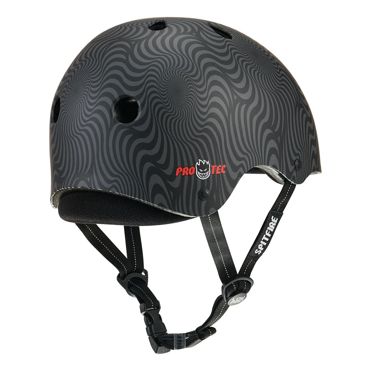 Pro-Tec x Spitfire Low Pro Helmet - Black Swirl - Image 2