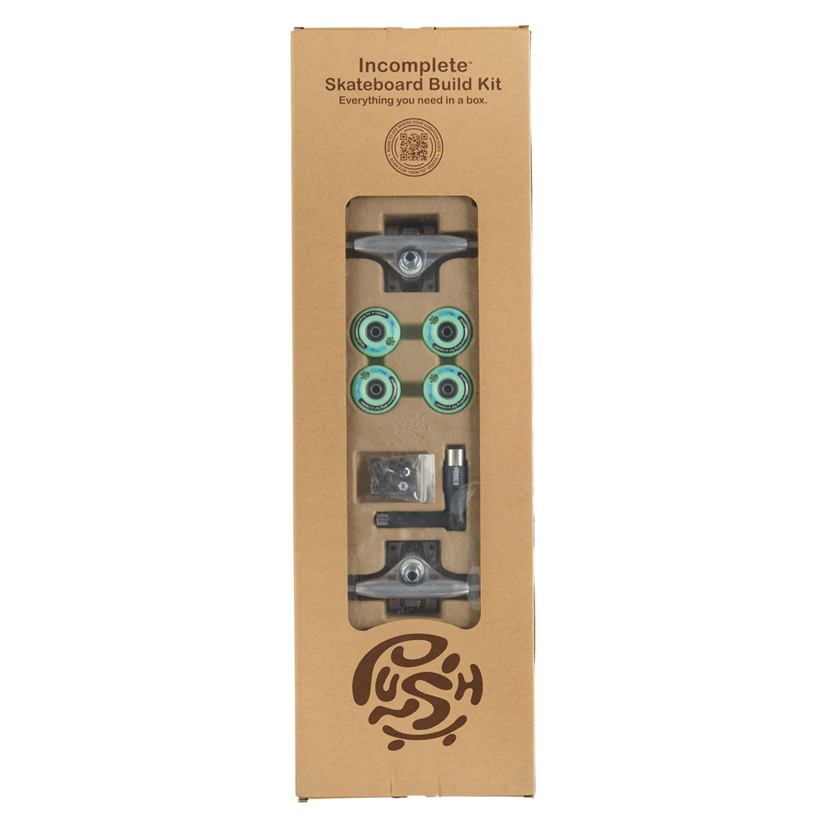 Push Lizard Big Skateboard Complete Kit - Green - 7.00" - Image 2