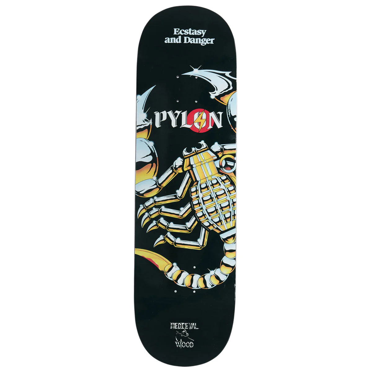 Pylon Ecstasy And Danger Skateboard Deck - 9.00"