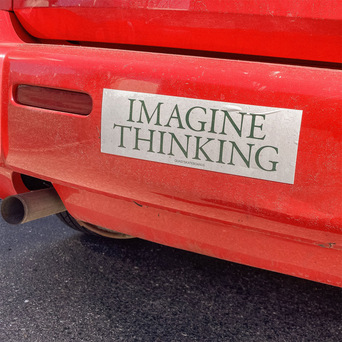 Quasi Imagine Thinking Bumper Sticker - Assorted - Image 2