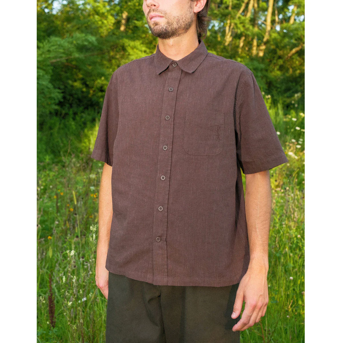 Quasi Kalvin Button Up Shirt - Hickory - Image 5