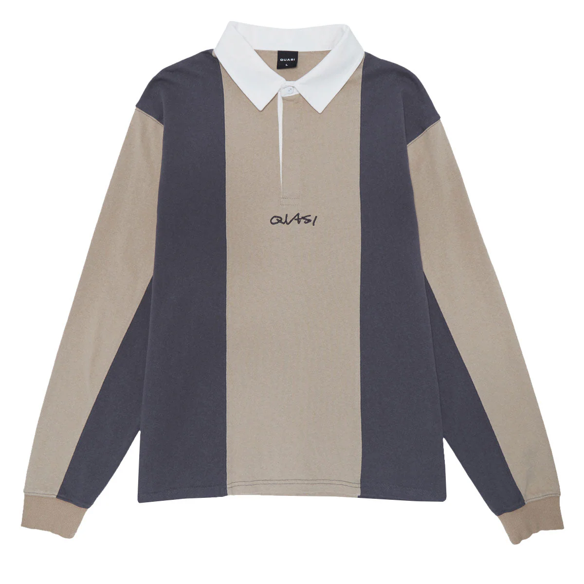 Quasi Ruck Long Sleeve Rubgy Shirt - Navy
