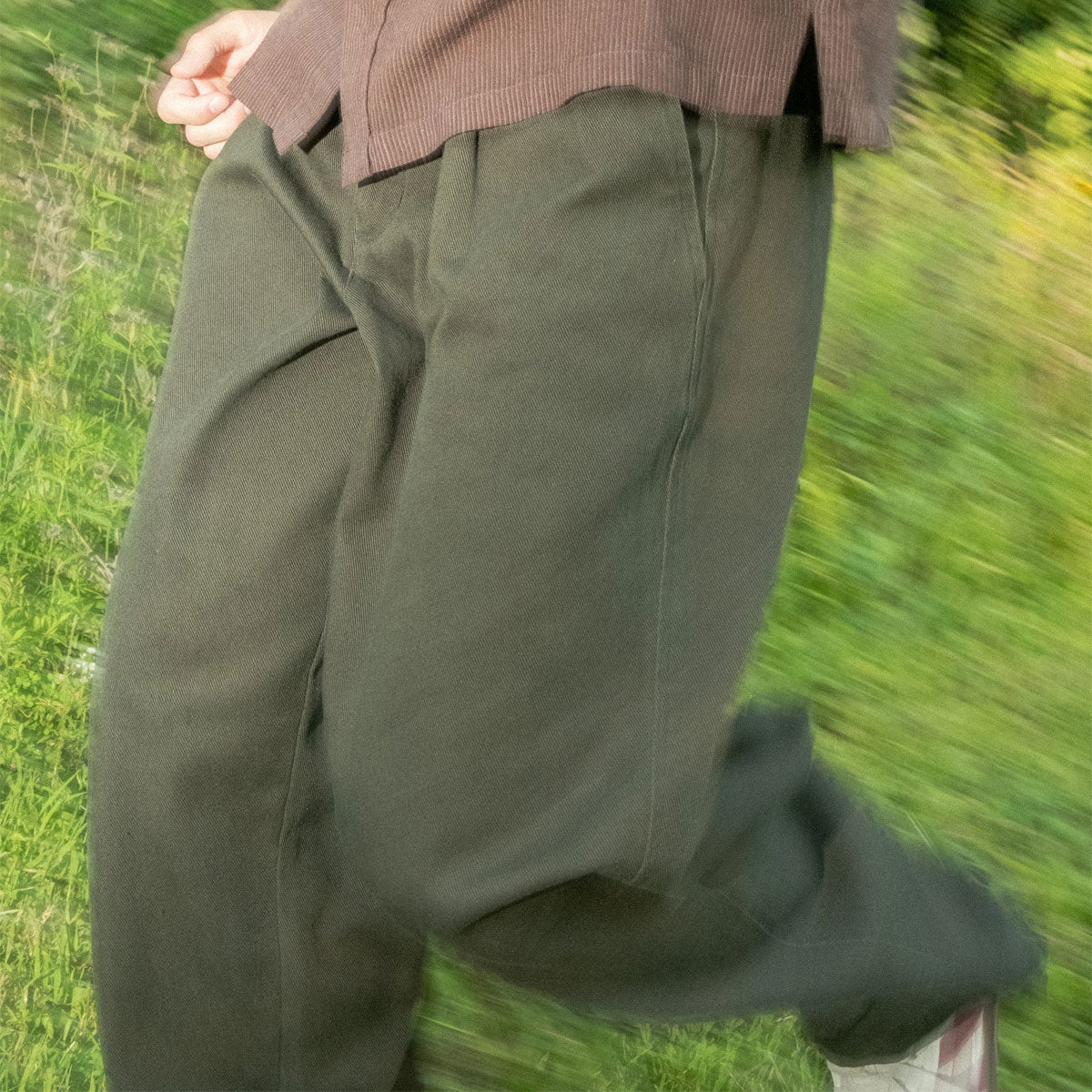 Quasi Warren Trouser Pants - Forest - Image 4