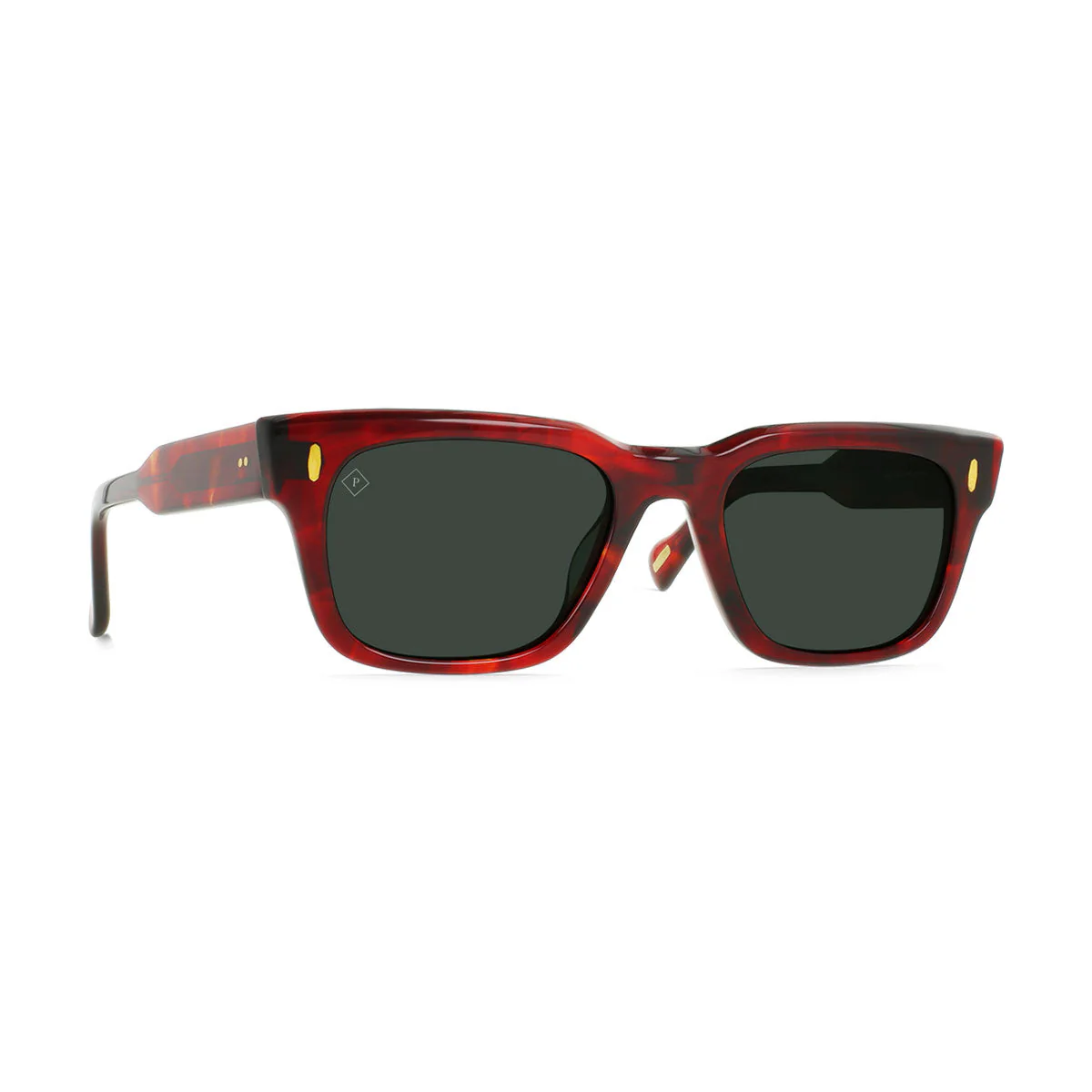 Raen Conway 53 Sunglasses - Negroni/Green Polarized