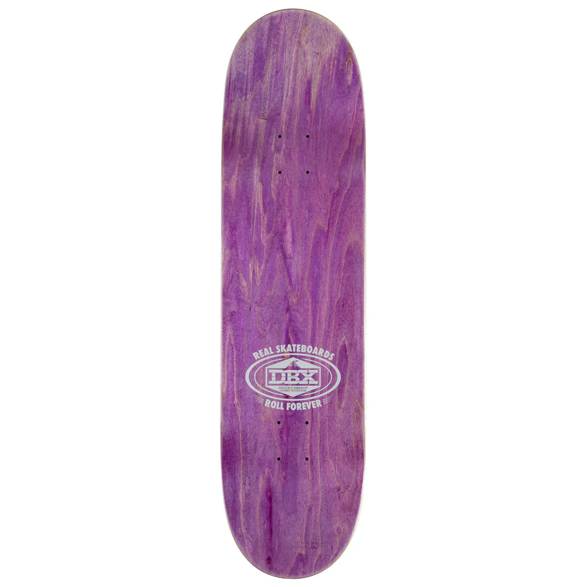 Real DBX Oval Skateboard Deck - Red Foil - 8.38" - Image 2