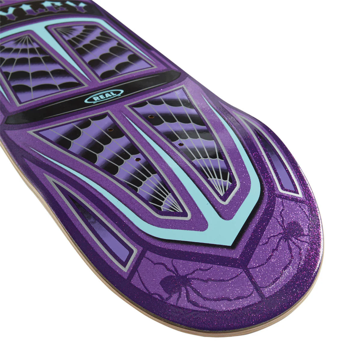 Real Hayley Threadline True Fit Skateboard Complete - Purple - 8.38" - Image 3