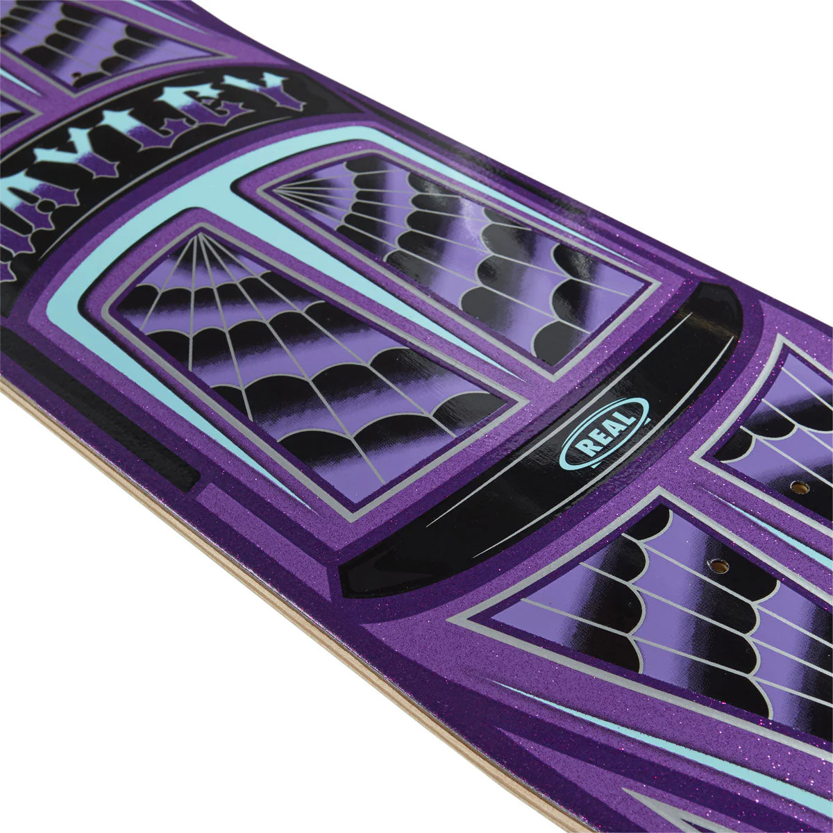 Real Hayley Threadline True Fit Skateboard Complete - Purple - 8.38" - Image 4
