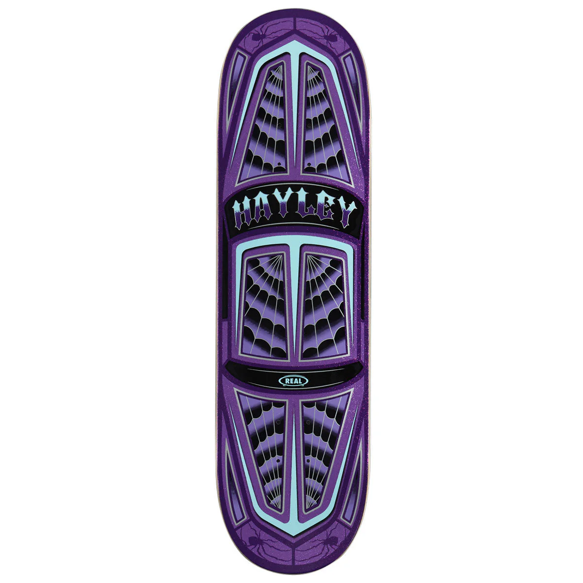 Real Hayley Threadline True Fit Skateboard Deck - Purple - 8.38"
