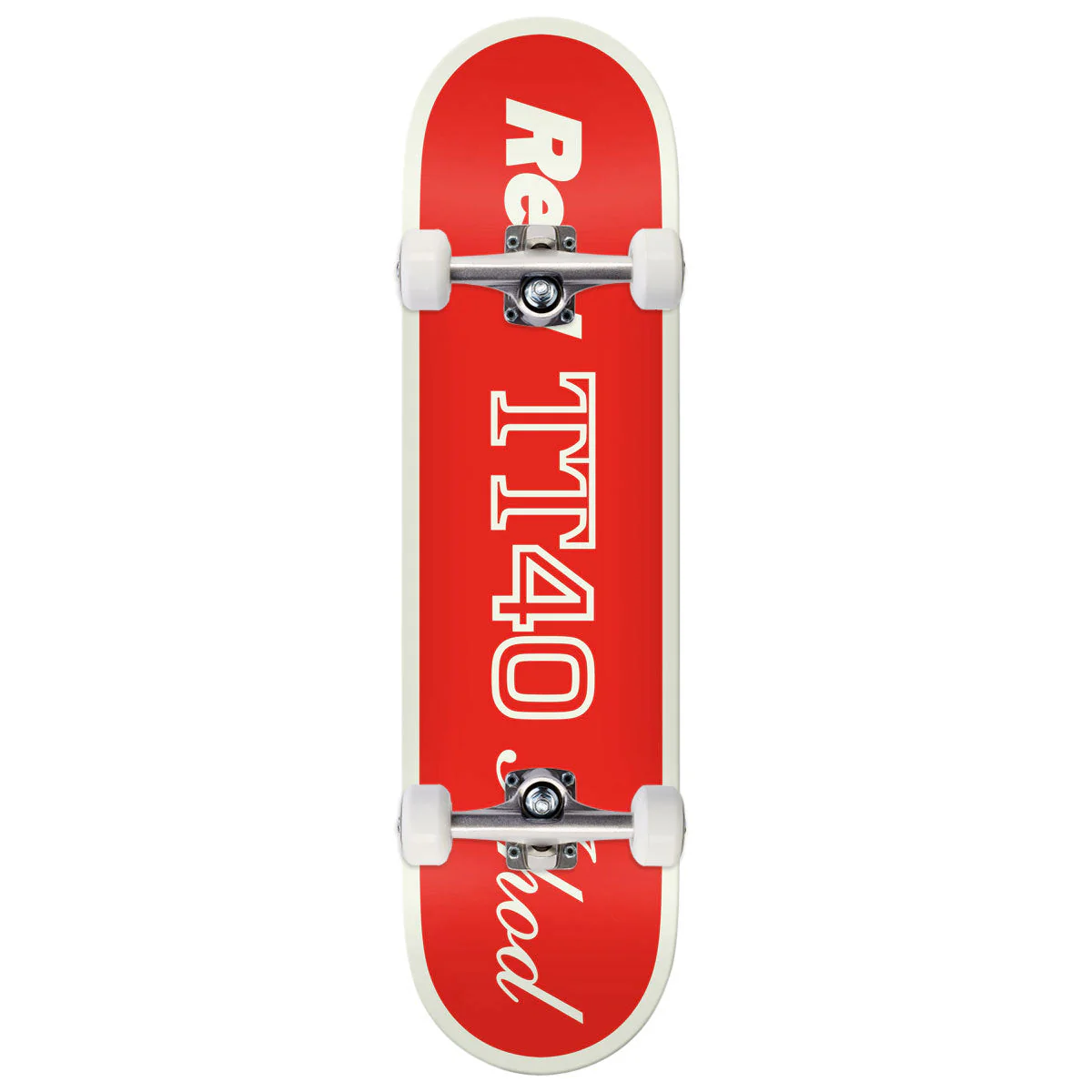 Real Ishod Shape Code Twin Tail Skateboard Complete - Red - 8.50"