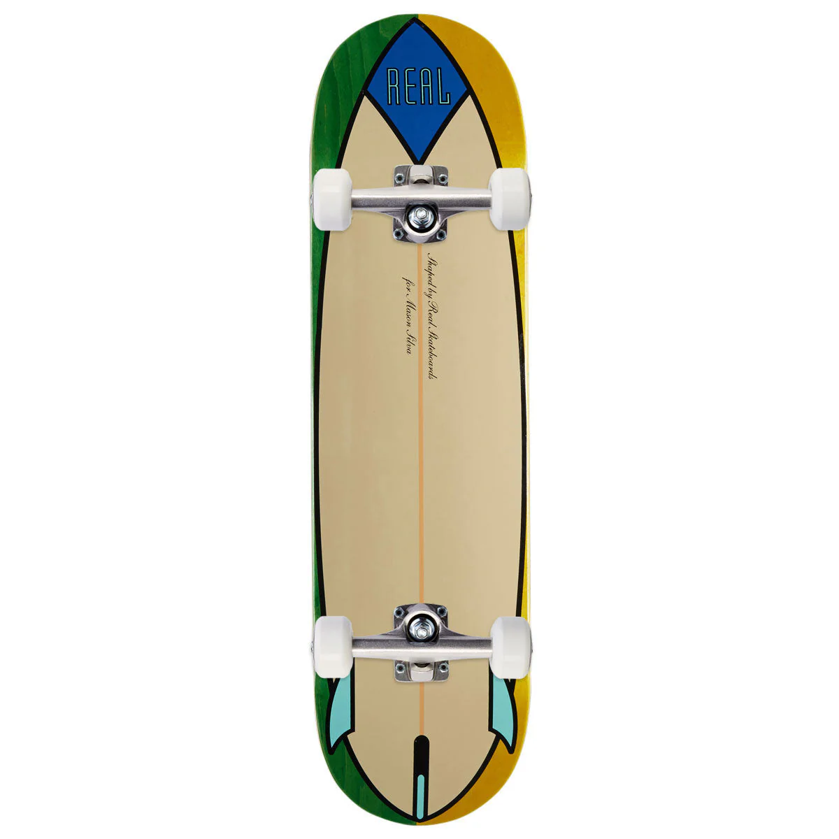 Real Mason Speed Egg Skateboard Complete - 8.28"