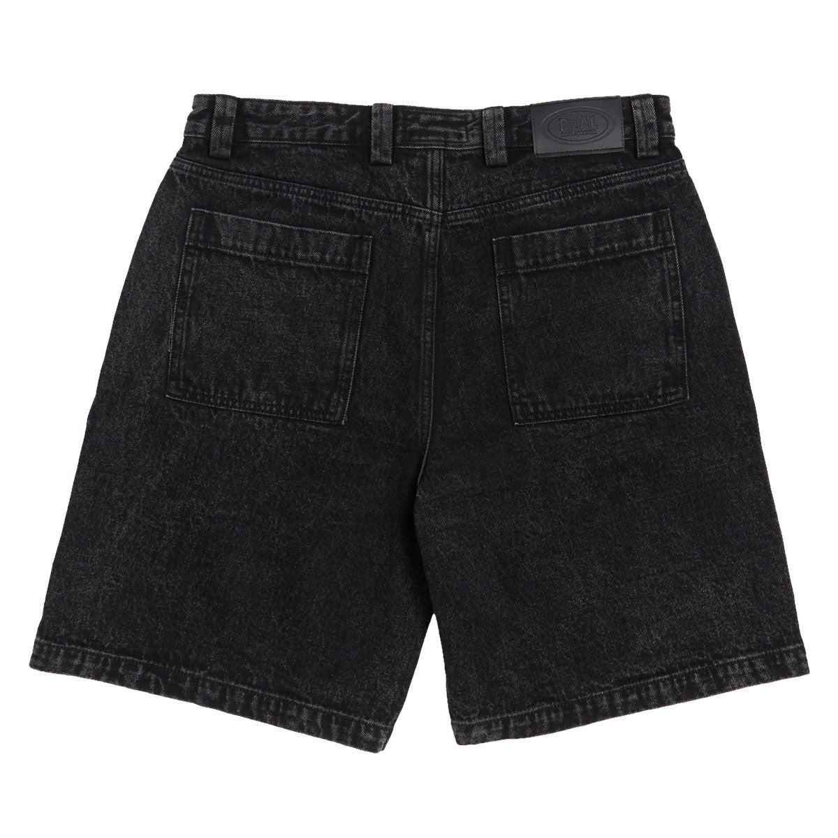 Real Street Cleaner Denim Shorts - Black Stone/Acid Wash - Image 2