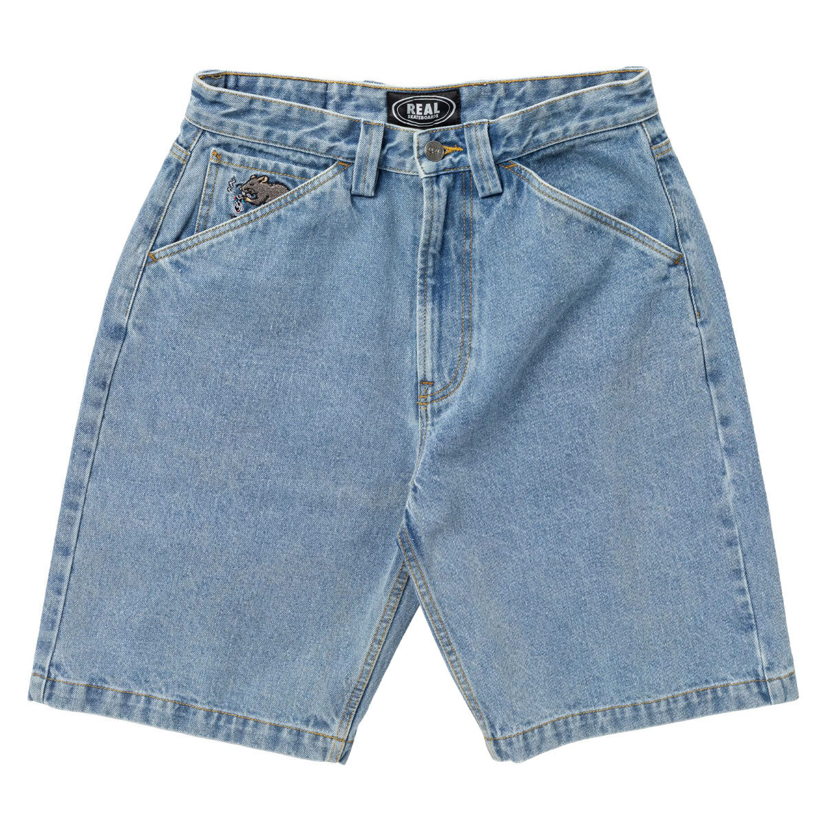 Real Street Cleaner Shorts - Light Bleached Wash