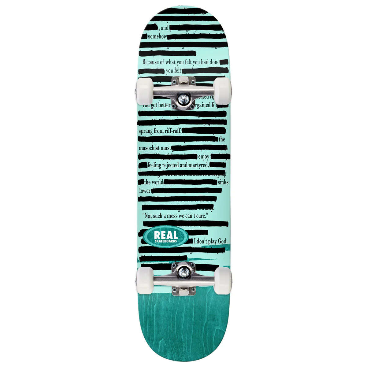 Real Team Non-Fiction Skateboard Complete - 8.12"