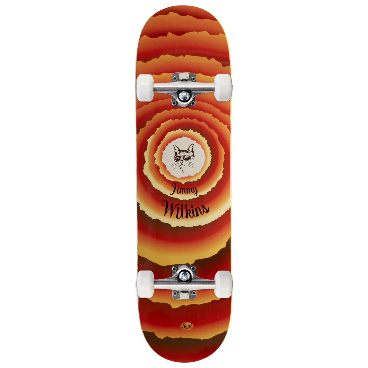 Real Wilkins Key Of Life Skateboard Complete - Orange - 8.50"