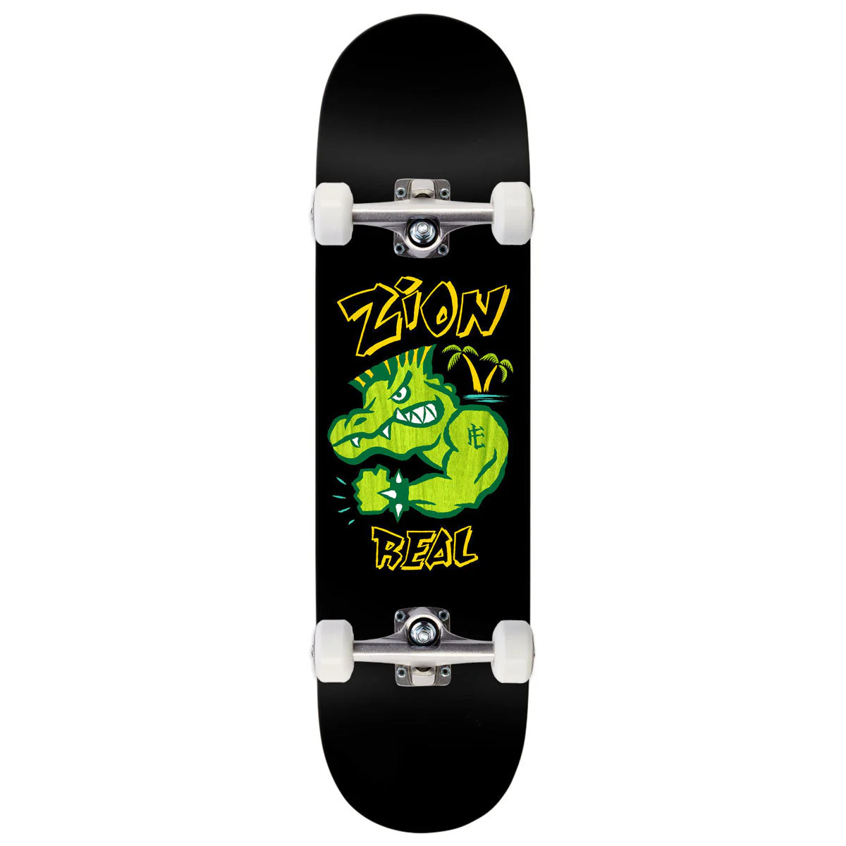 Real Zion Bad Gator Heavyweight Skateboard Complete - 8.50"