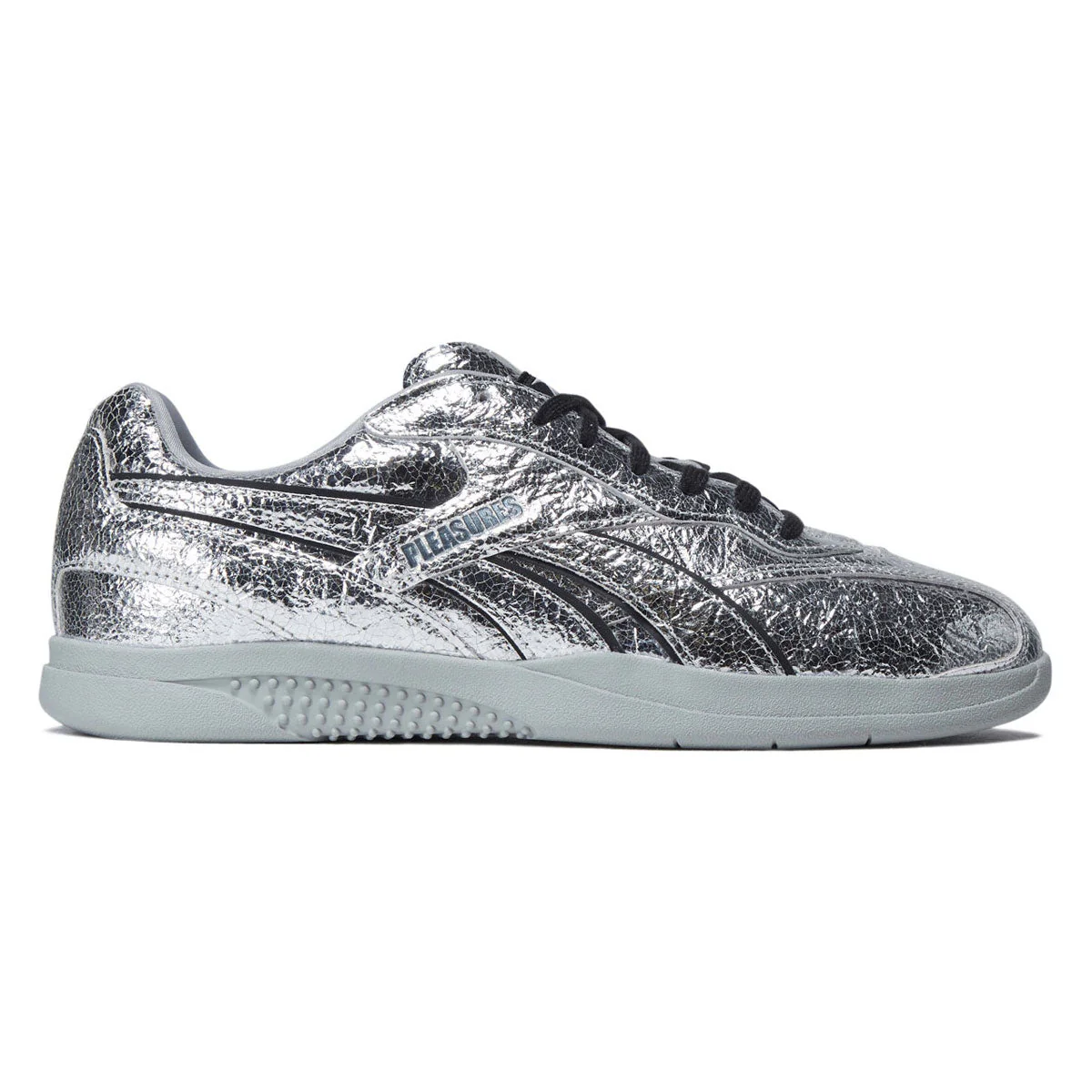 Reebok x Pleasures Hammer Street Shoes - Silver Crinkle