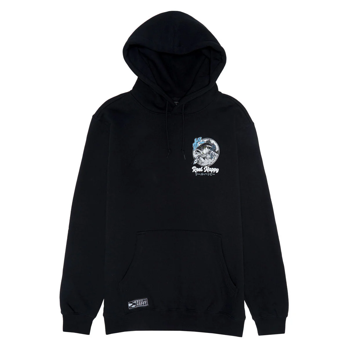 Reel Happy Basu Sakana Hoodie - Black