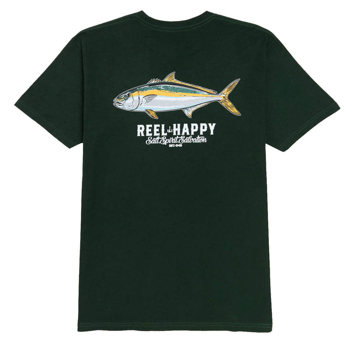 Reel Happy Buri T-Shirt - Forest Green