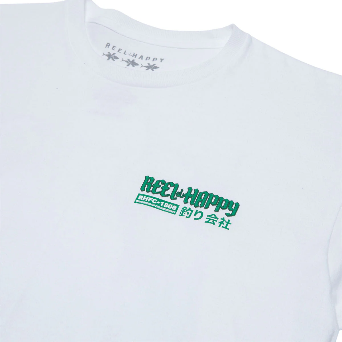 Reel Happy Goldie T-Shirt - White - Image 3