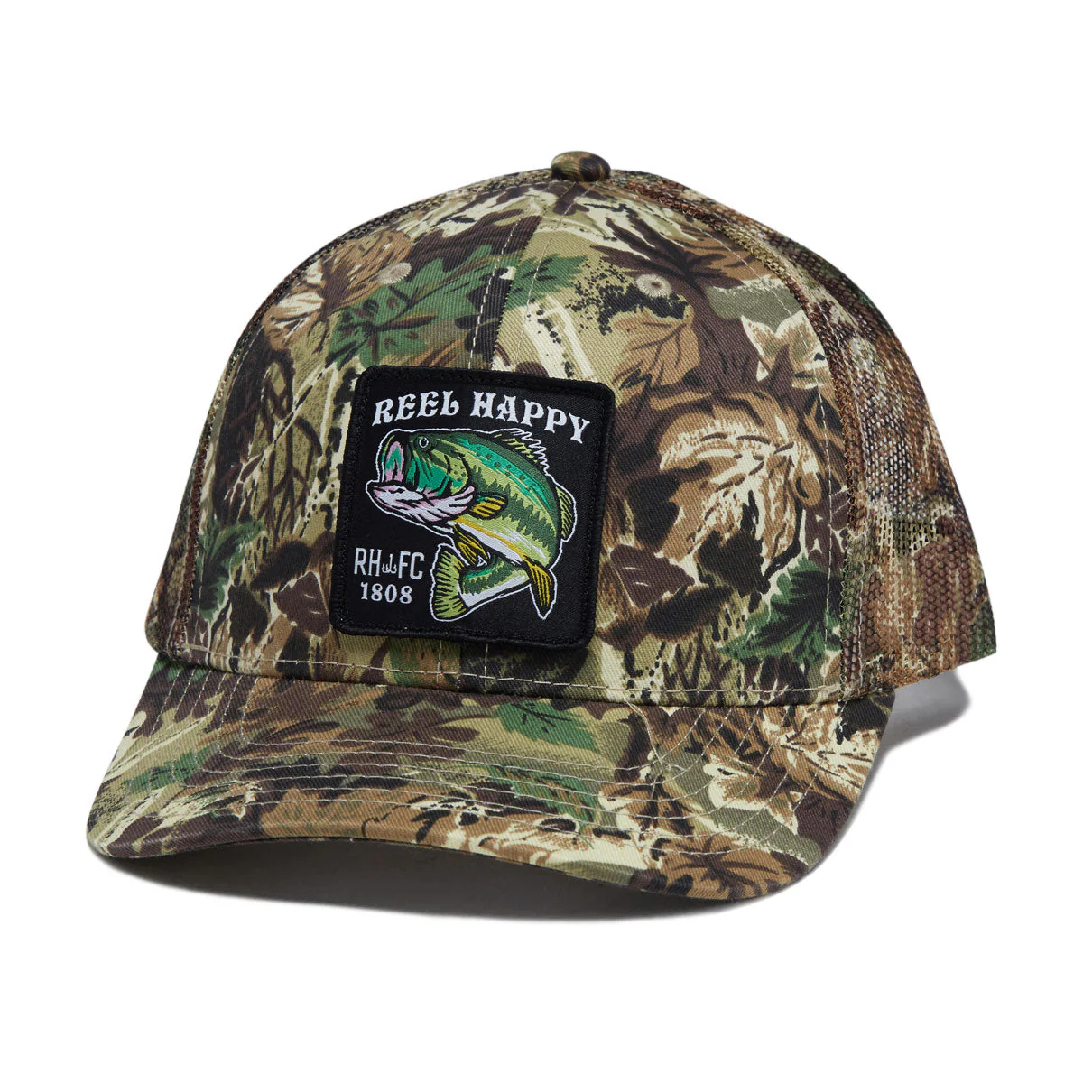 Reel Happy Large Marge Trucker Hat - Camo 2026