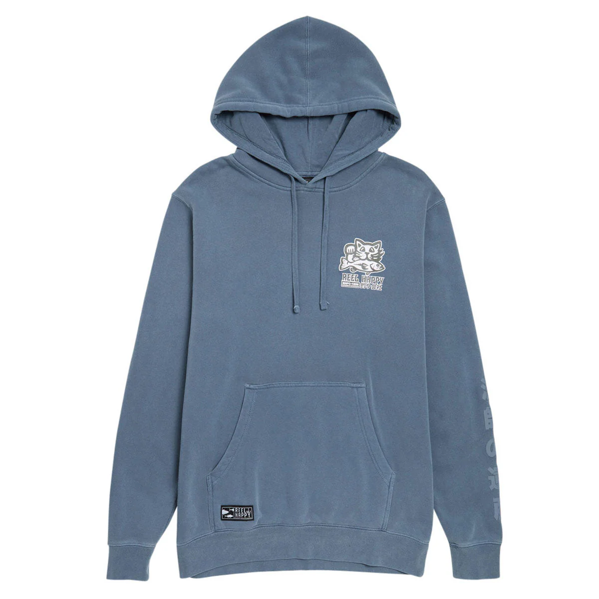 Reel Happy Masu Hoodie - Pigment Slate