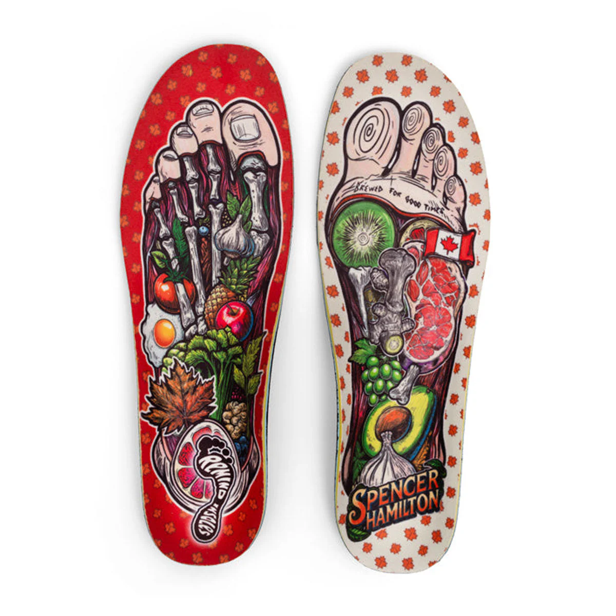 Remind Spencer Hamilton Medic Impact 5.5MM Mid-High Arch Gnar Foot Shoe Insole