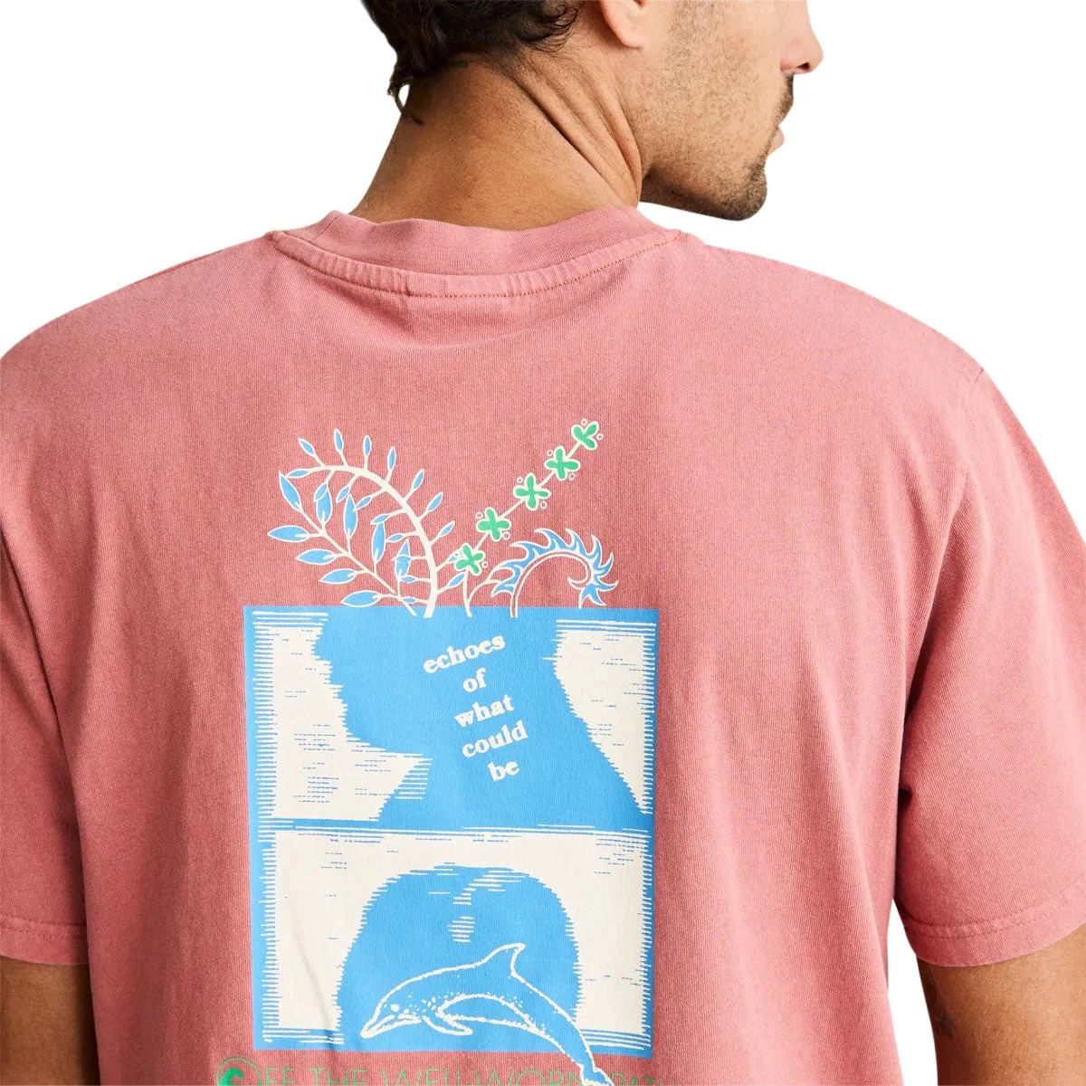 Rhythm Echoes Vintage T-Shirt - Dusty Rose - Image 4