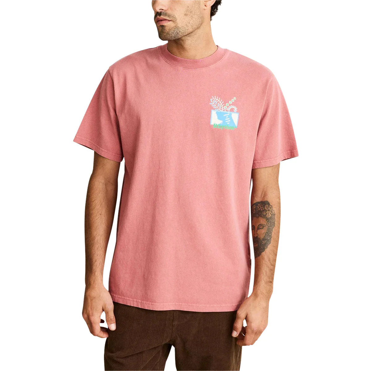 Rhythm Echoes Vintage T-Shirt - Dusty Rose - Image 5