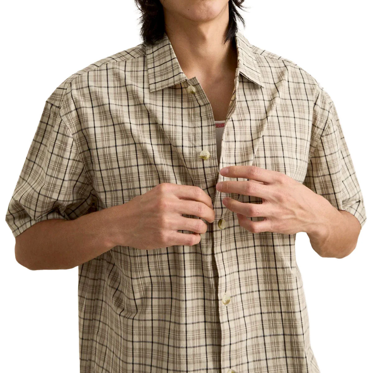 Rhythm Longreach Relaxed Shirt - Cream - Image 4