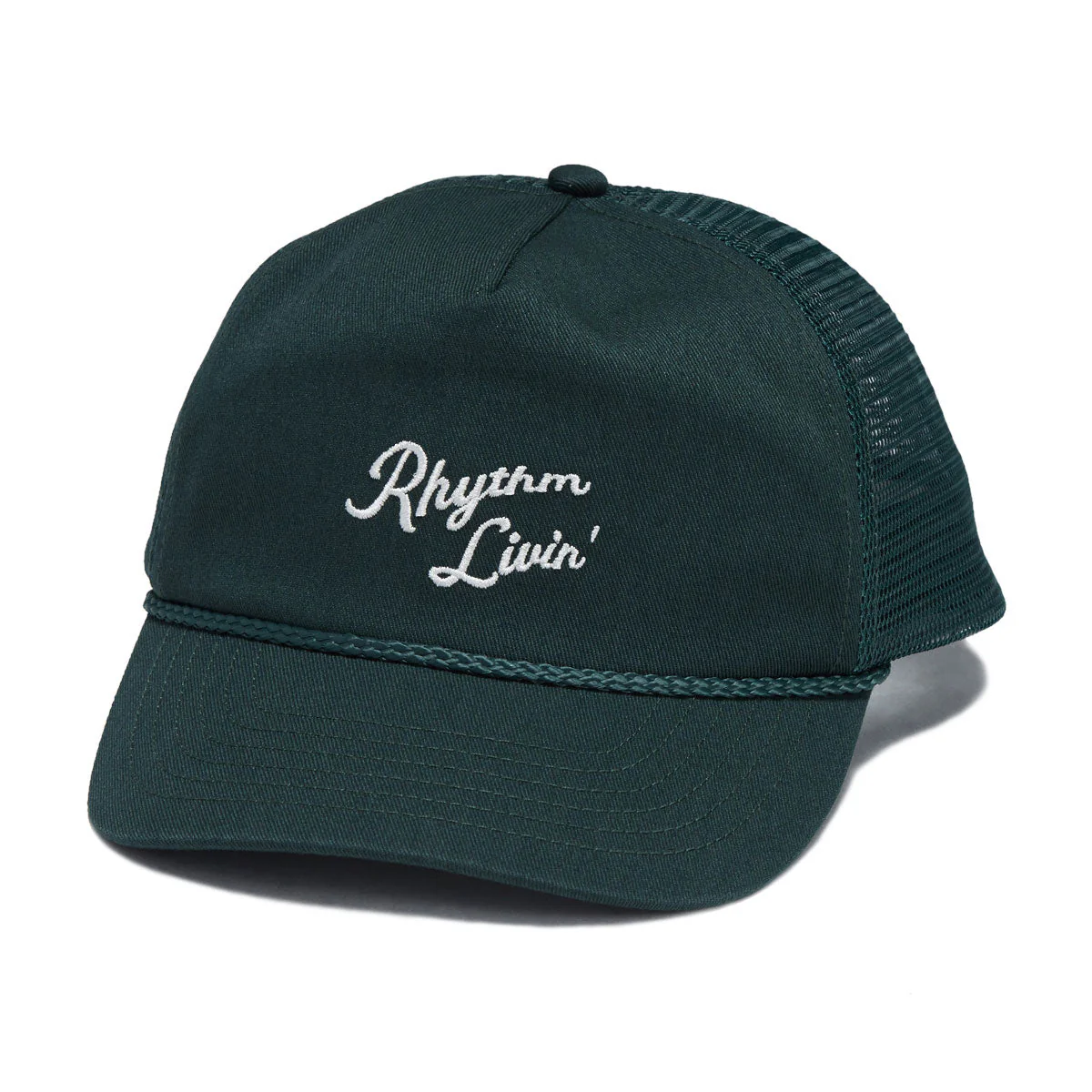 Rhythm Script Trucker Hat - Green
