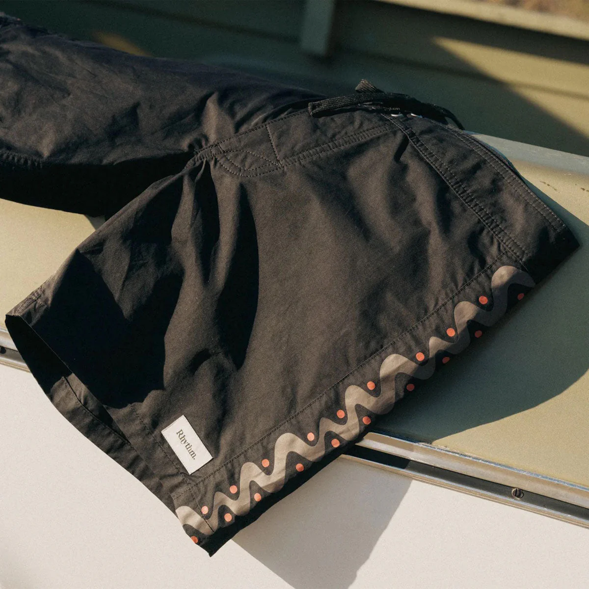 Rhythm Snake Trials Boardshorts - Black - Image 5