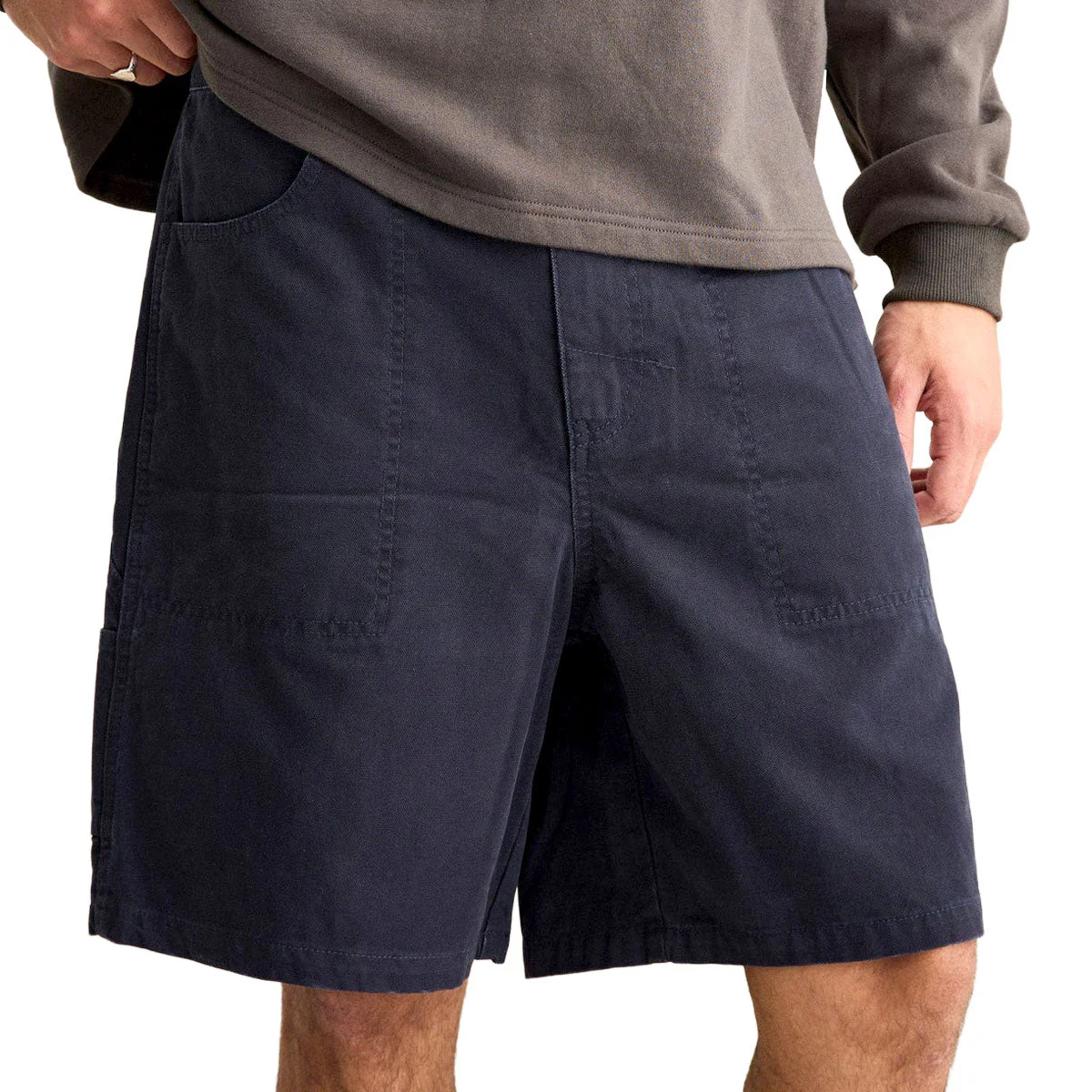 Rhythm Washed Canvas Shorts - Midnight - Image 2