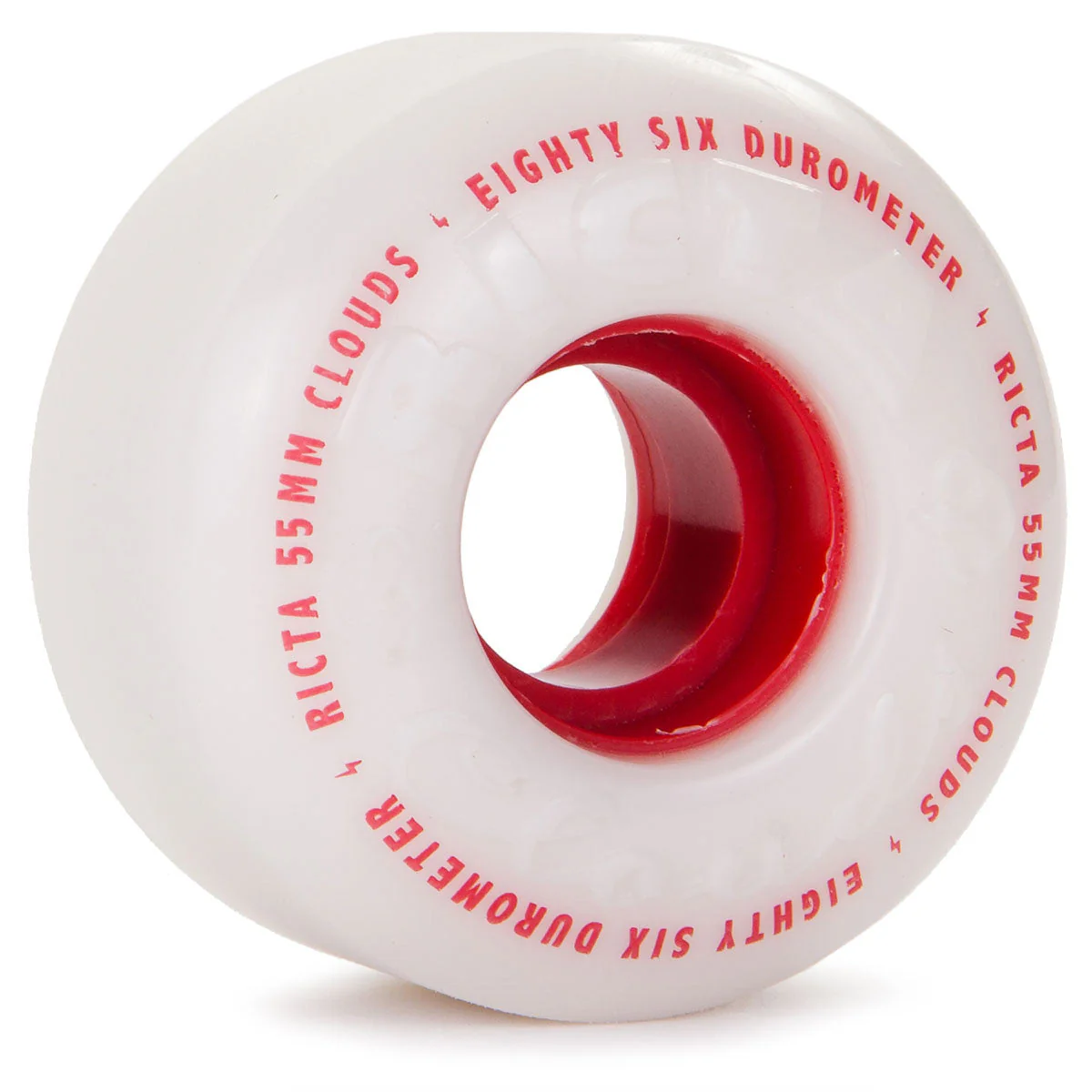 Ricta Clouds 86a Skateboard Wheels - Red - 55mm