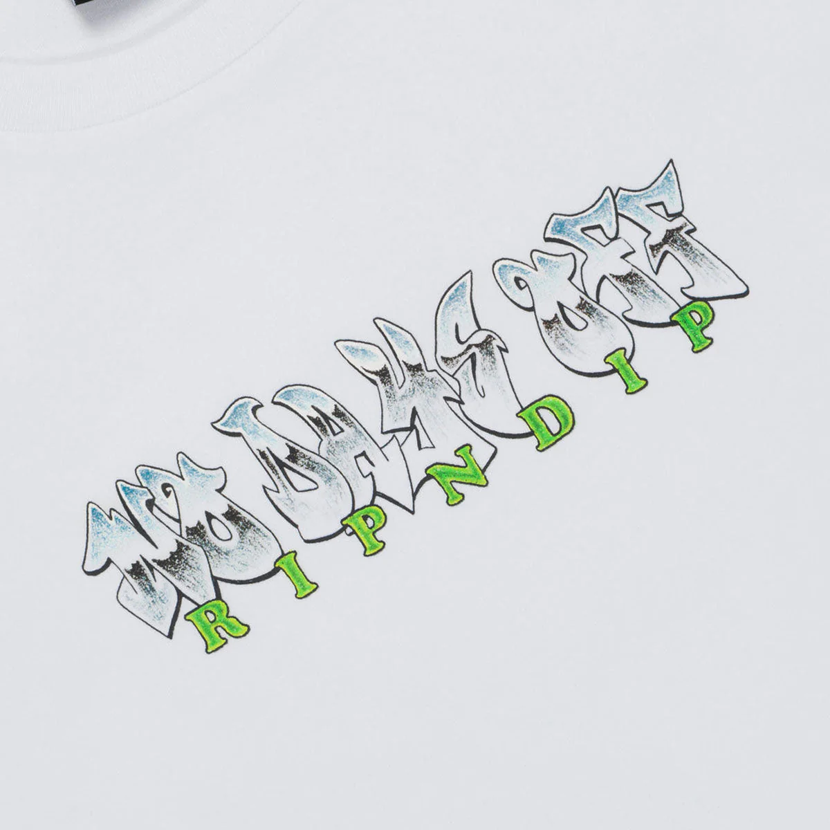 RIPNDIP Karate Kat T-Shirt - White - Image 3